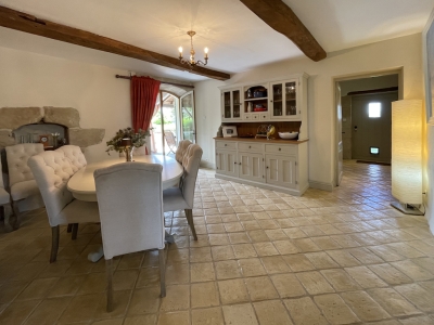 Substantial restored farmhouse with gite, swimming pool, garage and garden