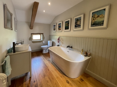 Substantial restored farmhouse with gite, swimming pool, garage and garden