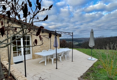 Carefully restored farmhouse with 2 gites, 2 swimming pools and 7.8ha