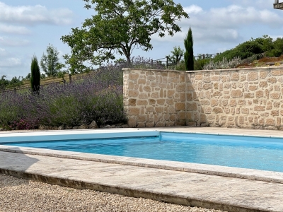 Superbly restored périgourdine farmhouse with outbuildings, swimming pool and 4.9ha