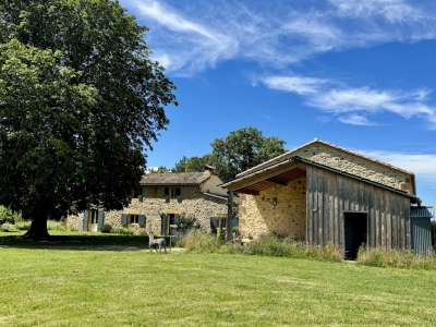 Attractive 19th century farmhouse with studio, 3 gites, swimming pool and 4.6ha