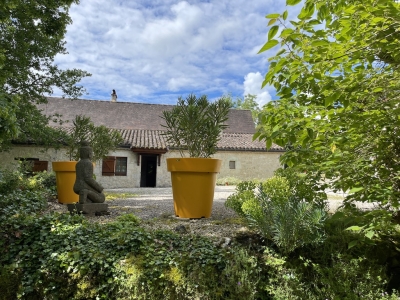 Restored 17th century farmhouse with gite, swimming pool and 8ha