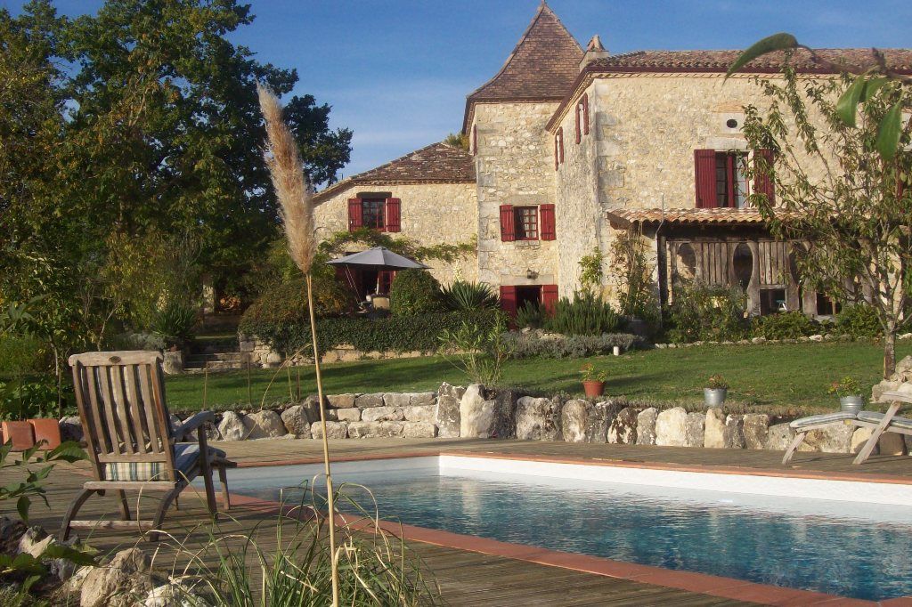 Restored country house with large garden and swimming pool