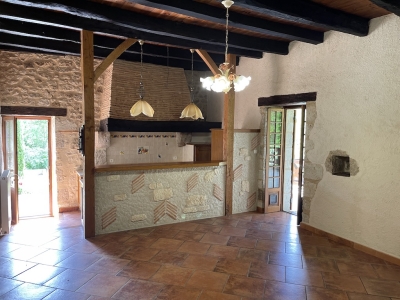 Restored 17th century farmhouse with gite, swimming pool and 8ha