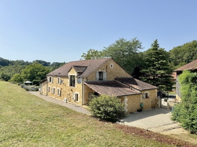 Superb barn conversion with two gites, swimming pool and 11ha