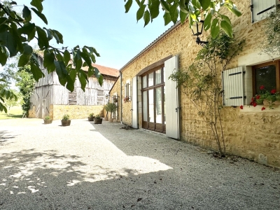 Superb barn conversion with two gites, swimming pool and 11ha