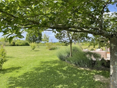 Substantial restored farmhouse with gite, swimming pool, garage and garden
