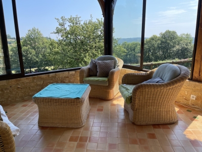 Ferme restaurée du XIXème siècle avec une superbe vue