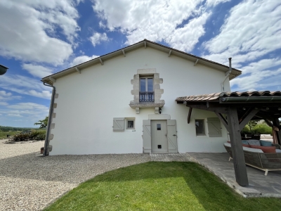 Substantial restored farmhouse with gite, swimming pool, garage and garden