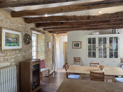 Privately located corps de ferme with gite, swimming pool and large garden