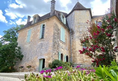 Substantial 18th century village manoir with gite and walled garden