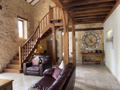 Superb barn conversion with two gites, swimming pool and 11ha