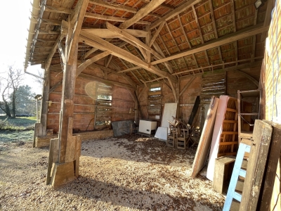 Stone-built house with gite, barn and garden