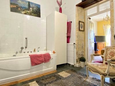Sensitively restored 19th century village house with garage