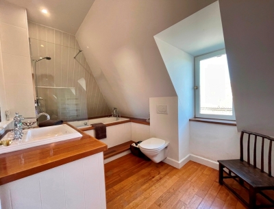 Joli manoir du XIXème siècle avec une maison de gardien, 2 gîtes, une piscine et 9 ha