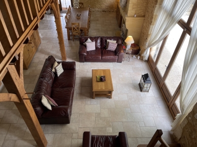 Superb barn conversion with two gites, swimming pool and 11ha