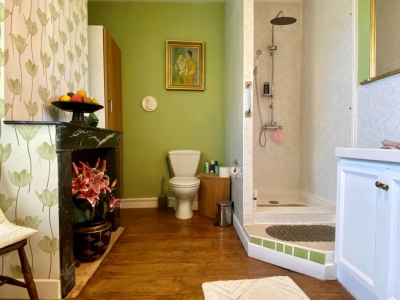 Sensitively restored 19th century village house with garage