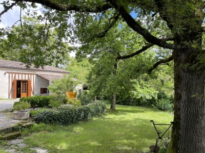 Restored 17th century farmhouse with gite, swimming pool and 8ha