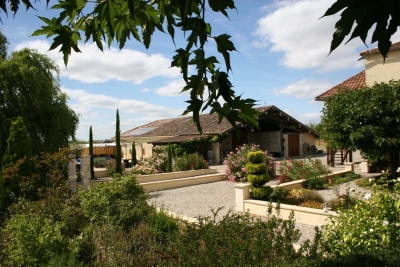 Substantial restored farmhouse with 3 gites, traditional outbuildings, swimming pool and 4ha