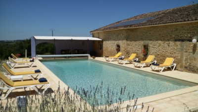 Substantial restored farmhouse with 3 gites, traditional outbuildings, swimming pool and 4ha