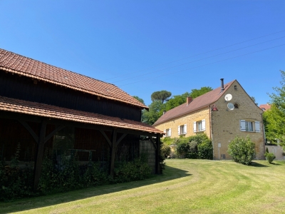 Attractive and fully restored 19th century mill with barn, millpond and garden