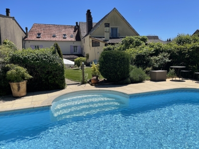 Restored village house with garden and swimming pool