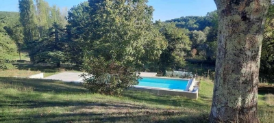 Restored farmhouse with 2 gites, 2 swimming pools, outbuildings and 20ha