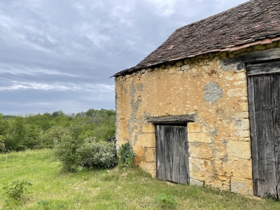 Ancienne grange du XIXème siècle avec une dépendance et 0,8 ha