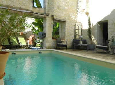 Sympathetically restored village house with swimming pool