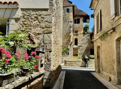16th century village house with courtyard