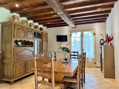 Attractive 19th century farmhouse with garage and garden