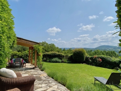 Superbly located périgourdine gite complex with swimming pool and elevated views